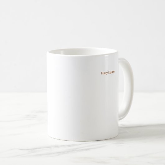 Fuzzy Express® Mole Selfie Mug (Devant droit)