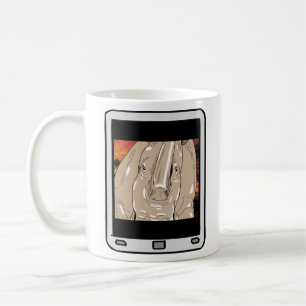 Fuzzy Express® Rhino Selfie Mug