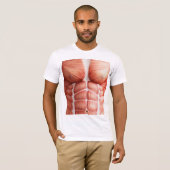 Fuzzy Express® Spier Lichaam Anatomie T-shirt (Voorkant volledig)