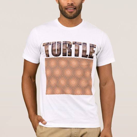 Fuzzy Express® Turtle Animal Print T-shirt (Voorkant)