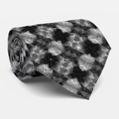 Fuzzy Faux Gecontroleerd Stropdas Patroon (Opgerold)