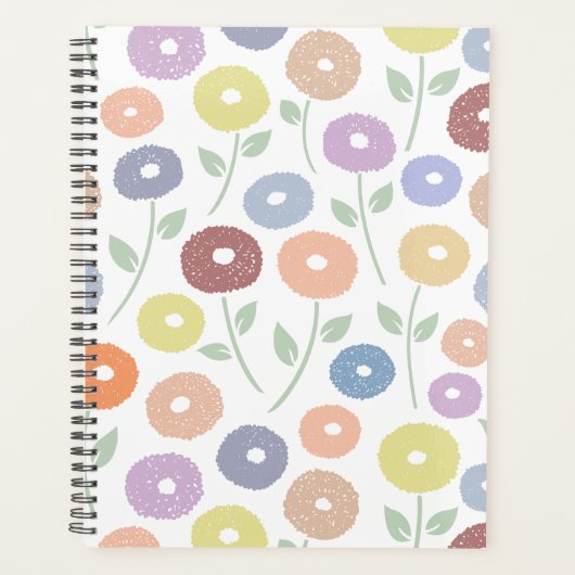 Fuzzy Flower Pattern Pastels (Devant)