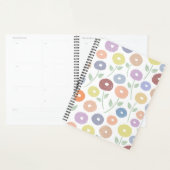 Fuzzy Flower Pattern Pastels Planner (Display)