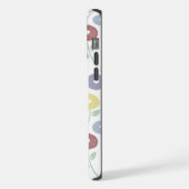 Fuzzy Flower Rpt Pattern Pastels on White (Côté gauche)