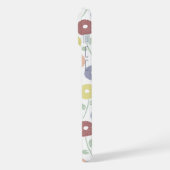 Fuzzy Flower Rpt Pattern Pastels on White (Côté gauche)