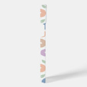 Fuzzy Flower Rpt Pattern Pastels on White (Côté droit)