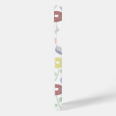 Fuzzy Flower Rpt Pattern Pastels on White (Côté gauche)