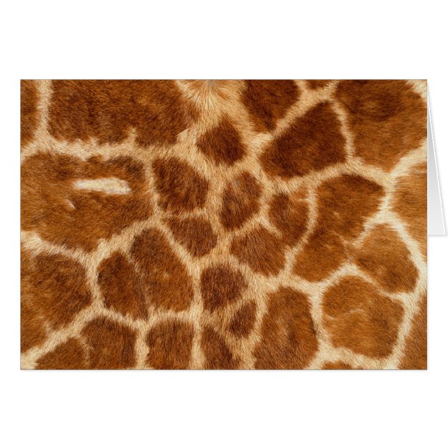 Fuzzy Giraffe Fur Pattern (Voorkant Horizontaal)