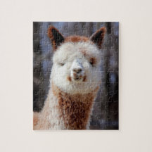 Fuzzy Gray Alpaca Puzzle