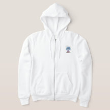 Fuzzy Hugs Sweat à capuche zippé pour femme – Conf