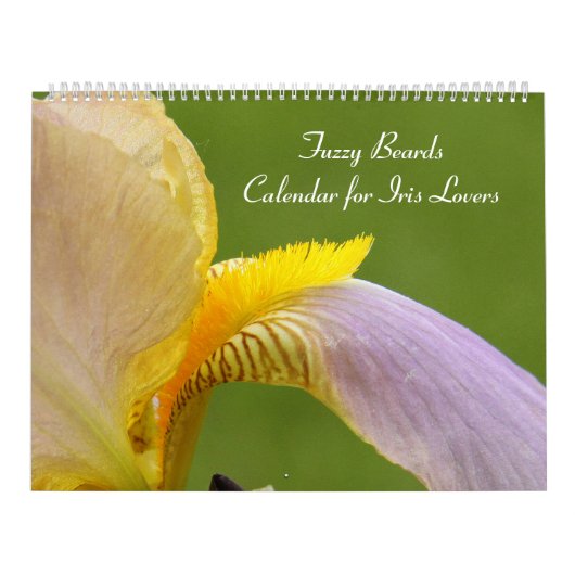 Fuzzy Iris Beards Bloem Fotokalender Kalender (Hoes)