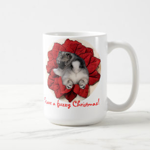 Fuzzy kerstmok koffiemok