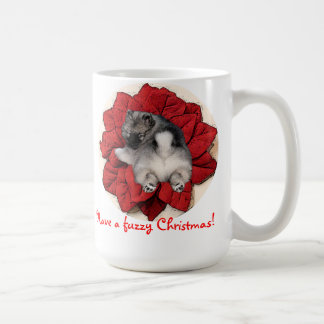 Fuzzy kerstmok koffiemok