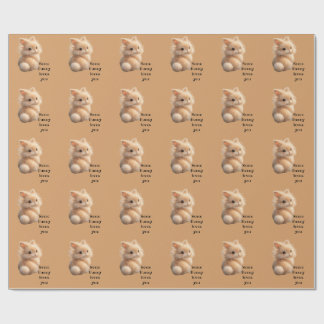 Fuzzy konijn: Some Bunny Loves You Cadeaupapier