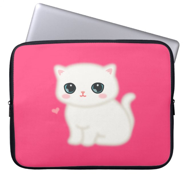 Fuzzy Little Thding Laptop Sleeve (Voorkant)