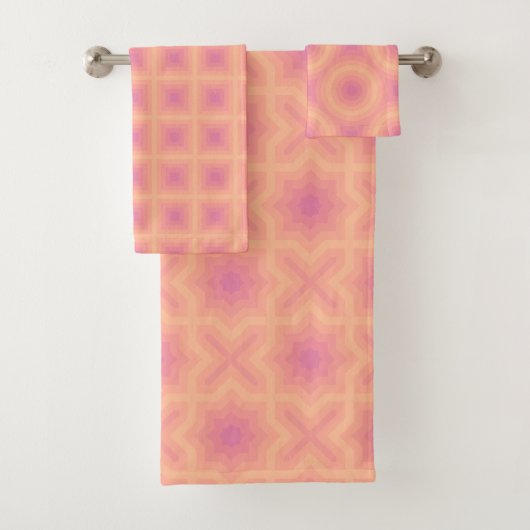 Fuzzy Motifs Aurora rose Peach (En situation)