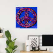 Fuzzy Peace Poster (Thuiskantoor)
