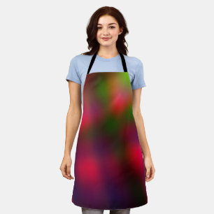 Fuzzy Rainbow-kleur Schort