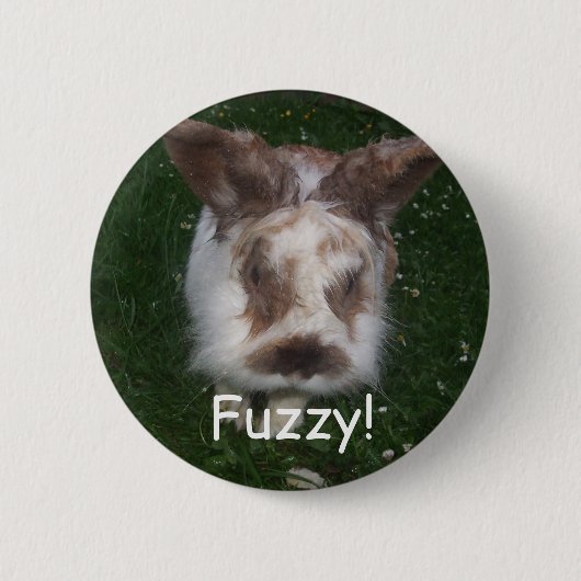 Fuzzy! Ronde Button 5,7 Cm (Voorkant)