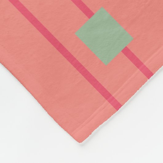 Fuzzy Roze Panther Fleece Deken (Hoek)