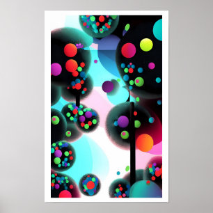 Fuzzy Warble Bosbouw Poster