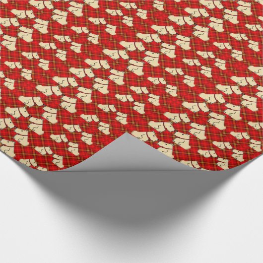 Fuzzy Wauzzy Scottish Guard Mini Cadeaupapier (Hoek)