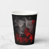 FuzzyFoxArt 3-Bord Papieren Bekers (Achterkant)