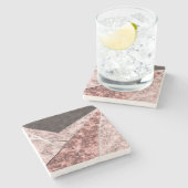 FuzzyFoxArt Stenen Onderzetter (Zijkant)