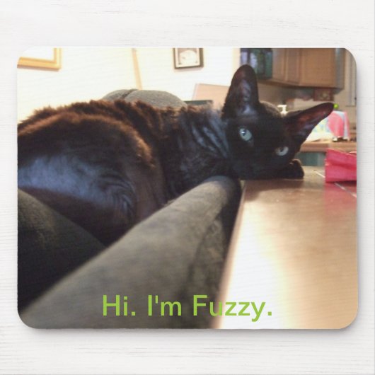 Fuzzy's mousepad muismat (Voorkant)