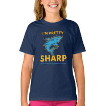 FVES Ik ben  Sharp, Jeugd / Navy T-shirt