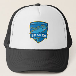 FVES Sharks Crest Trucker Hat Pet