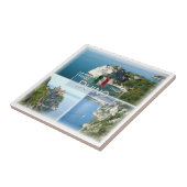 FVG027 DUINO, Mozaïek, Italië, Tegeltje (Zijkant)