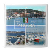 FVG028 MUGGIA, Mozaïek, Italië, Tegeltje (Voorkant)