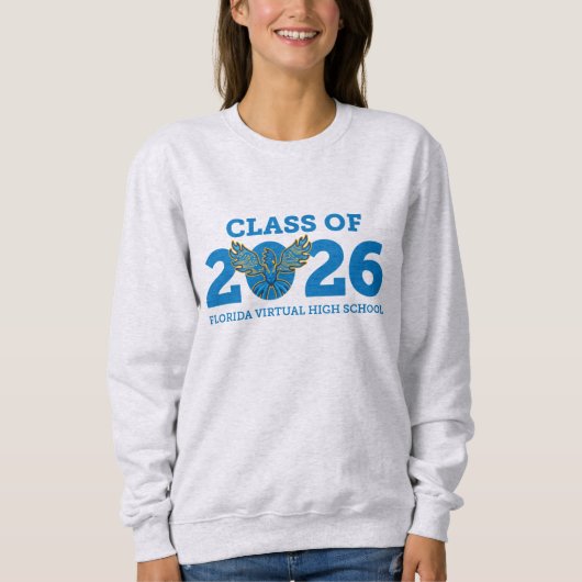 FVHS Klasse van 2026 Sweatshirt (Ash) (Voorkant)