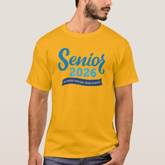 FVHS Senior 2026 T-shirt (Or) (Devant)