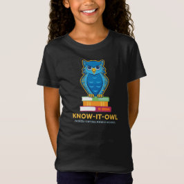 FVMS Know-It-All, Zwarte Jeugd T-shirt