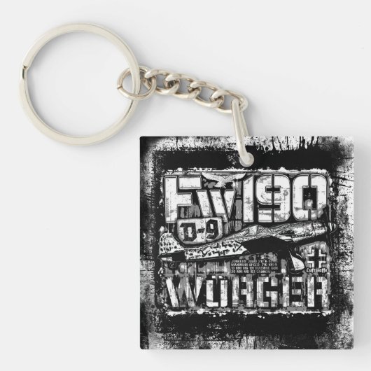 FW 190 D-9 Acryl Sleutelhanger (Voorkant)