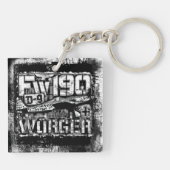 FW 190 D-9 Acryl Sleutelhanger (Achterkant)