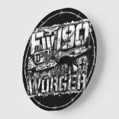 Fw 190 D-9 Horloge Mur Acrylique (Angle)