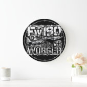Fw 190 D-9 Horloge Mur Acrylique (Maison)