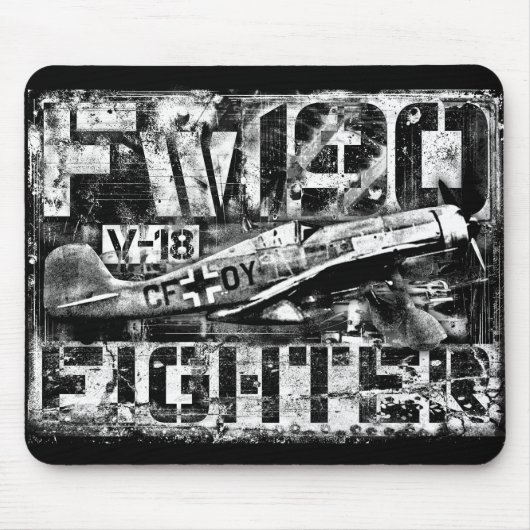 FW 190 Mousepad Muismat (Voorkant)