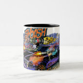 Fwoosh Attack-Mok Tweekleurige Koffiemok (Center)