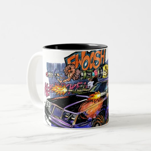 Fwoosh Attaquer Mug (Devant gauche)