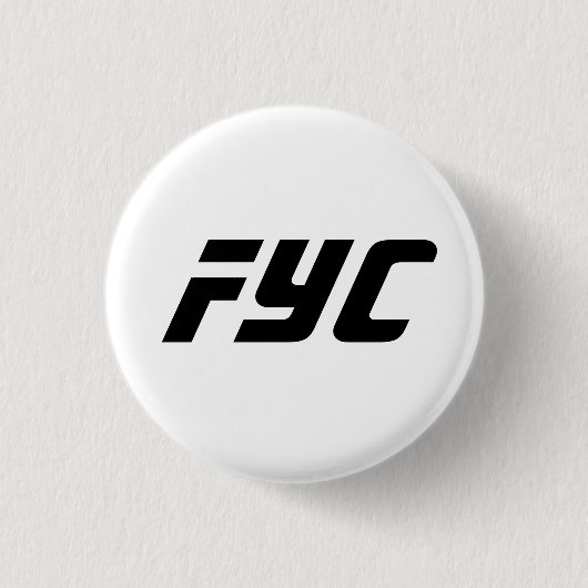 Fyc Ronde Button 3,2 Cm (Voorkant)