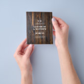 FYERS Rustisch minimalistisch Flyer (Hand)