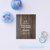 FYERS Rustisch minimalistisch Flyer (Enkel)