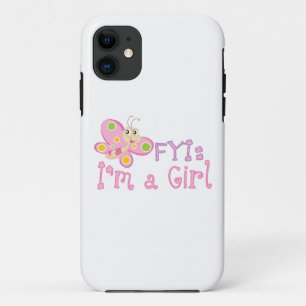 FYI: Een meisjesvlinder iPhone 11 Hoesje