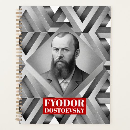 Fyodor Dostoevsky - Style géométrique élégant (Devant)