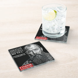 Fyodor Dostoevsky - tea fun quote Glazen Onderzetter