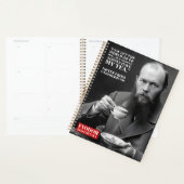 Fyodor Dostoevsky - tea fun quote Planner (Display)